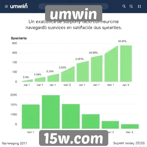 Estatísticas de experiência de usuário no site umwin
